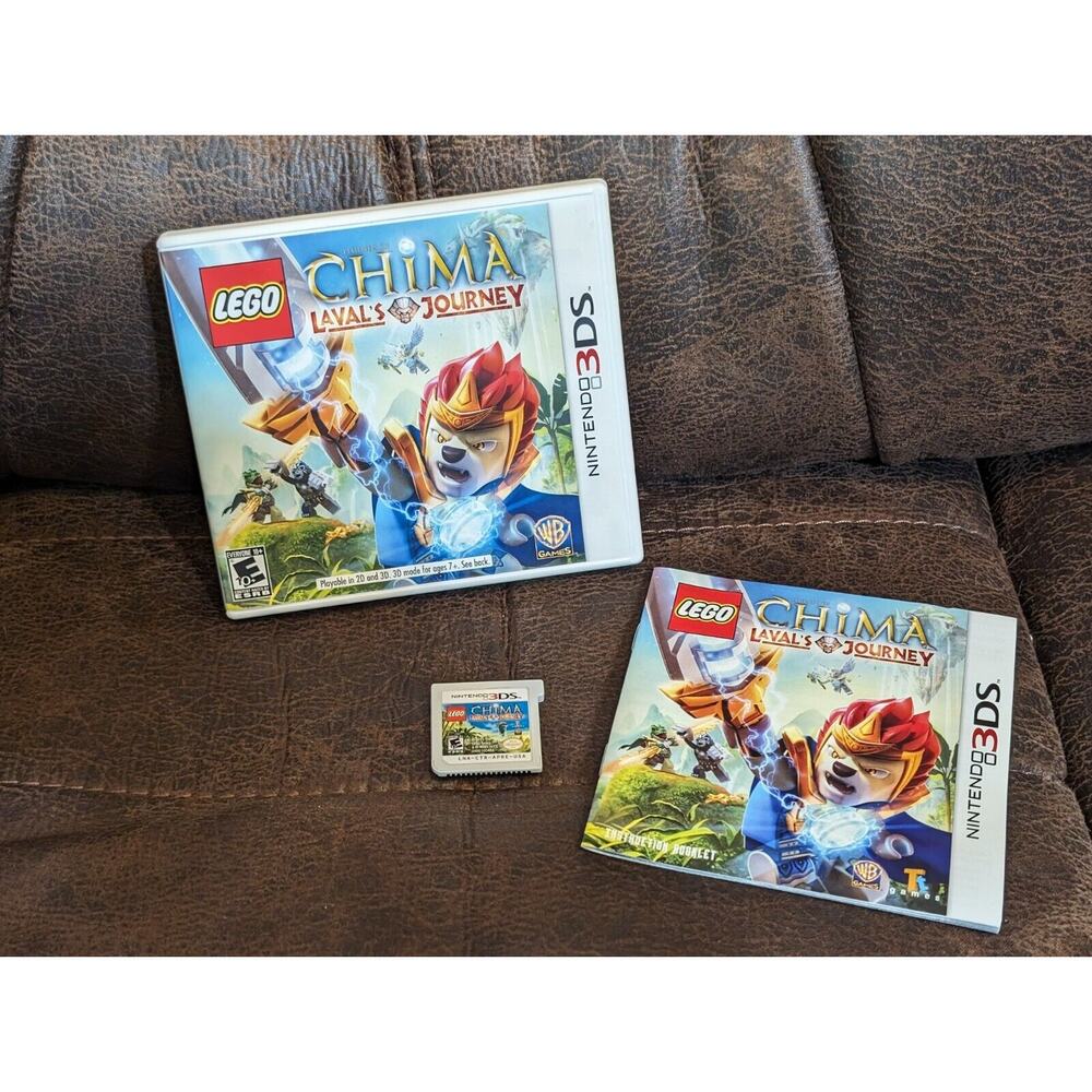 LEGO Legends of Chima: Laval's Journey (Nintendo 3DS, 2013) CIB Tested Manual